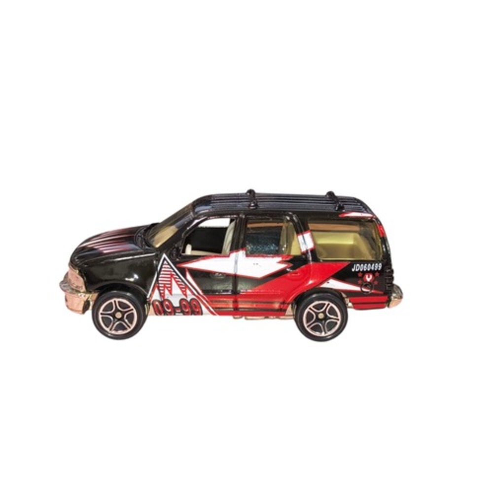 1998 Matchbox Ford Expedition 09-99 Black With White Interior